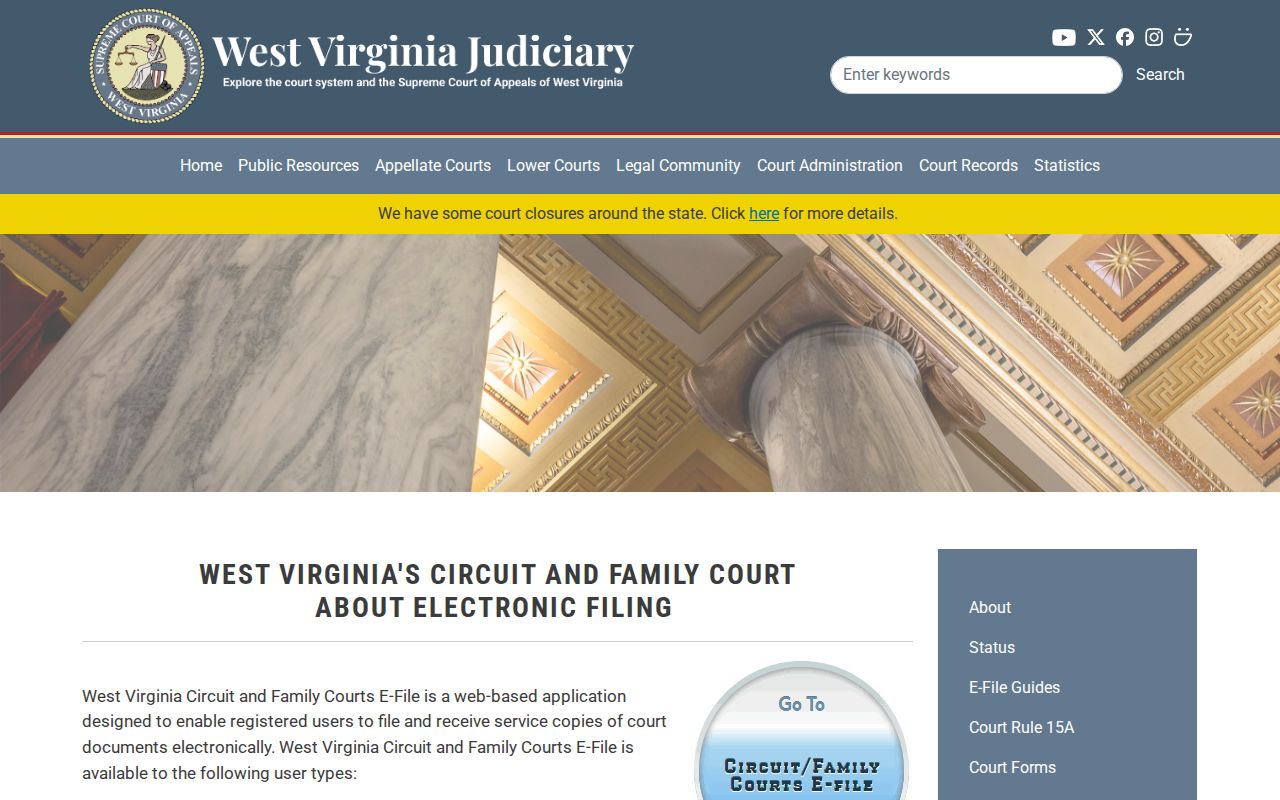 CourtPLUS access explanation for Fayette County criminal court records