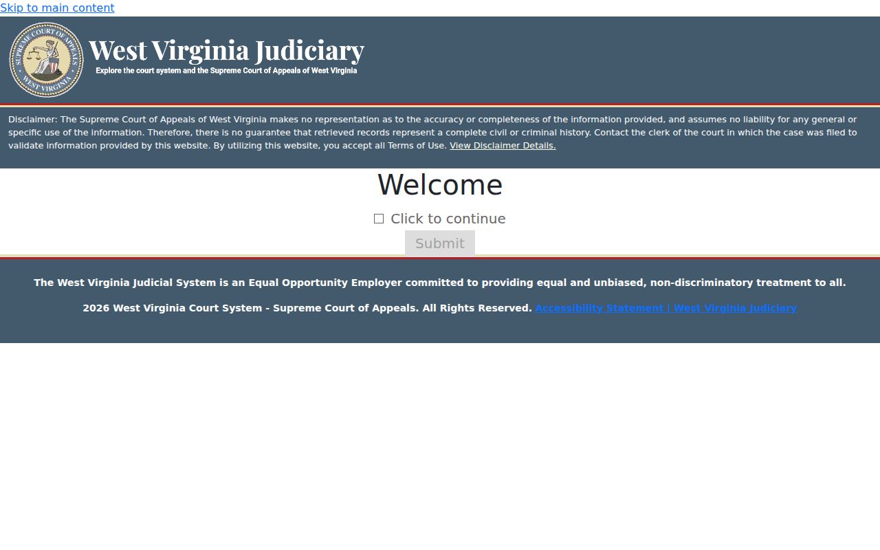 MCRSearch fields for Fayette County criminal court cases
